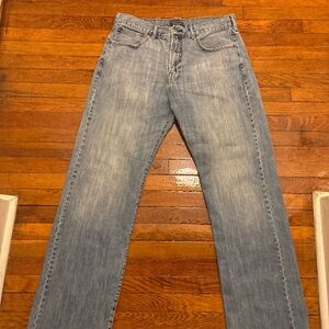 Vintage Men's Polo Jeans Ralph Lauren Light Wash Jeans Straight Fit siz